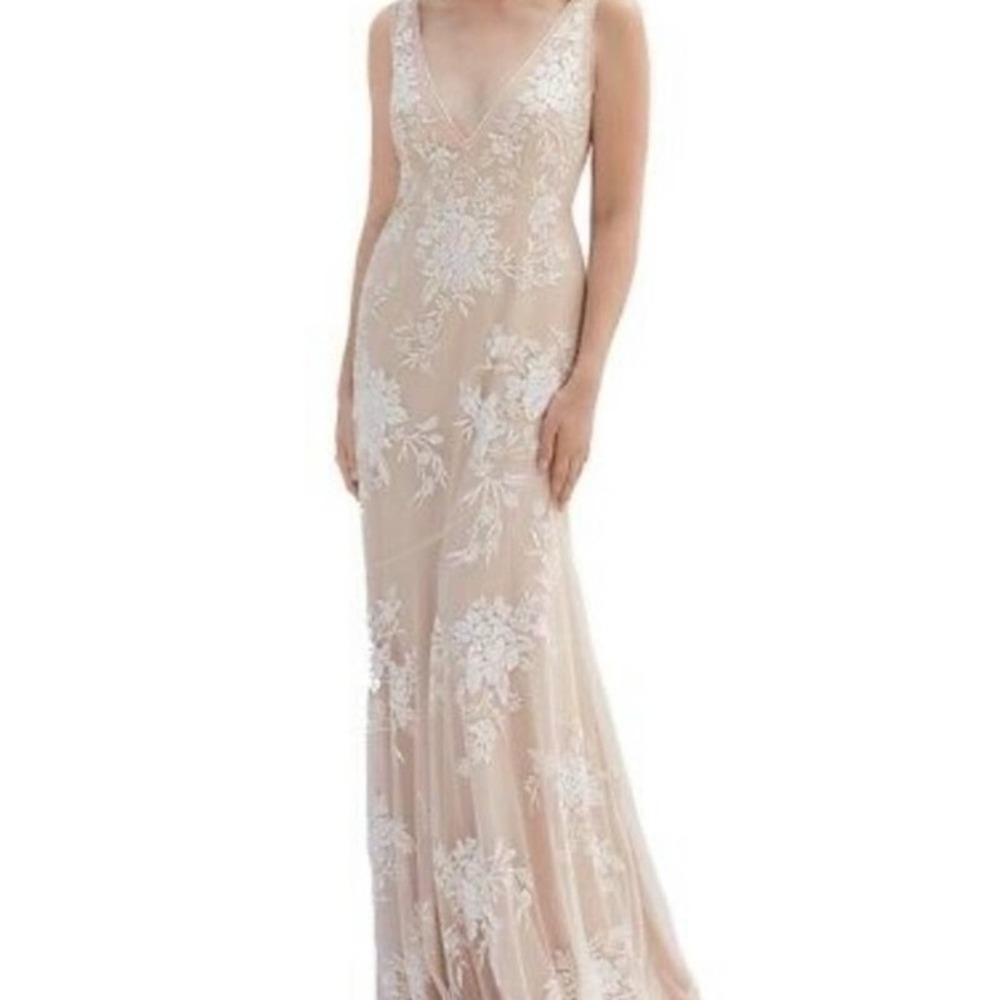 Watters Meyer Wedding Dress Ivory Blush‎ NWT Size 4 - Picture 10 of 10